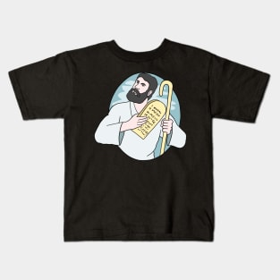 Moses with the 10 Amendments - Judaism Kids T-Shirt